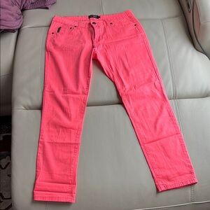 Armani Jeans Pink Ankle Cropped Denim